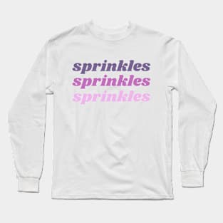 Violet Sprinkles Long Sleeve T-Shirt